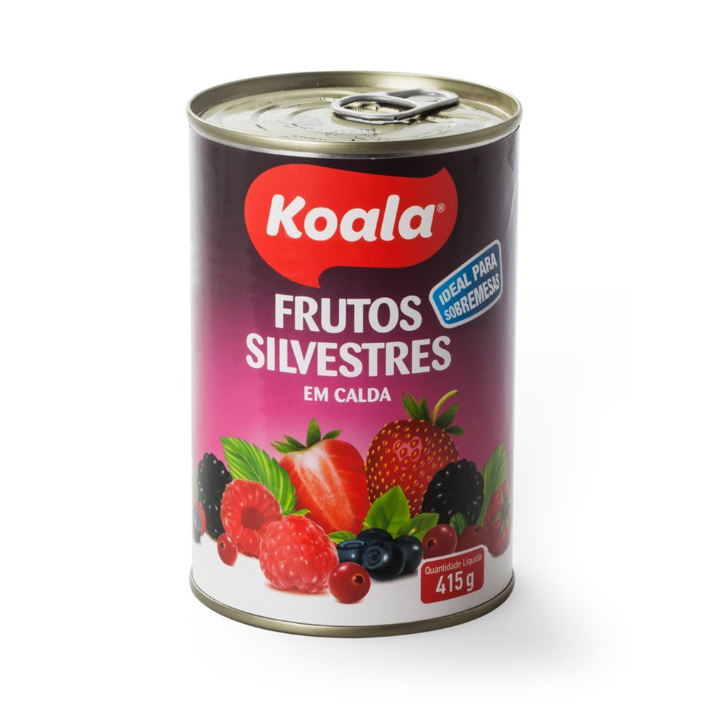 Frutos Silvestres em calda Koala 12 x 415g