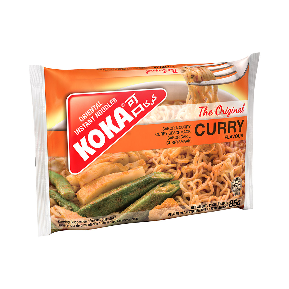 INSTANT NOODLES WITH CURRY KOKA (PACK) 30X85GR
