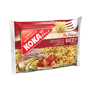 INSTANT NOODLES BEEF FLAVOUR KOKA (PACK) 30X85GR