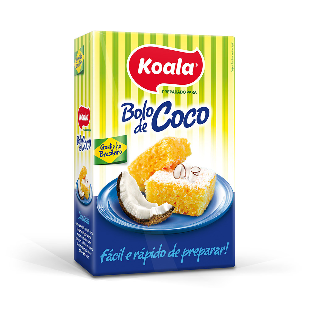 Preparado Bolo de Côco Koala 6 X 435g