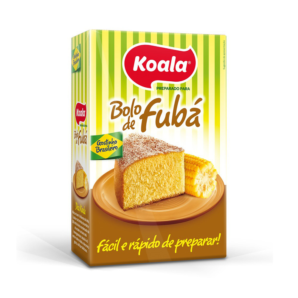 POWDER CAKE MIX FUBÁ FLAVOUR KOALA 6X550GR