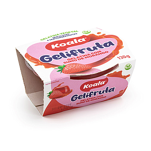 Gelifruta - gelatina com sumo de fruta morango Koala 12x130g